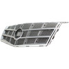 GRILLE CHROME/SILVER W/O CREST/WREATH    REPLACEMENT FOR CADILLAC CTS 2009 PARTSLINK NUMBER  GM1200616