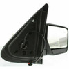 DOOR MIRROR RH POWER HTD PUDDLE LAMP MANUAL FOLDING TEXTURED REPLACEMENT FOR FORD EXPEDITION EL 2007 PARTSLINK NUMBER  FO1321364