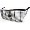 GRILLE CHROME W/CHROME FRAME LARIAT REPLACEMENT FOR FORD PICKUP FORD LIGHTDUTY(F150) 2007 PARTSLINK NUMBER  FO1200502