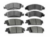 BRAKE PADS SET FR CERAMIC   REPLACEMENT FOR CHEVROLET  AVALANCHE 2009 PARTSLINK NUMBER   D1363