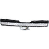 GRILLE UPPER CHROME W/BLACK FRAME   REPLACEMENT FOR CHEVROLET  AVALANCHE 2009 PARTSLINK NUMBER   GM1200563