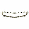 GRILLE MOULDING CENTER ABS       REPLACEMENT FOR CHEVROLET MALIBU HYBRID 2009 PARTSLINK NUMBER  GM1210115