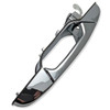 DOOR HANDLE RR RH OUTER CHROME REPLACEMENT FOR GMC YUKON XL DENALI 2007 PARTSLINK NUMBER  GM1521130