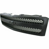 GRILLE PAINTE BLACK   REPLACEMENT FOR CHEVROLET PICKUP CHEVY SILVERADO HYBRID 2009 PARTSLINK NUMBER  GM1200578
