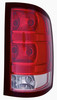 TAIL LAMP RH 1500 SERIES BASE MODEL W/DARK TRIM/LARGE BULB CAPA   REPLACEMENT FOR CHEVROLET PICKUP CHEVY SILVERADO HYBRID 2009 PARTSLINK NUMBER  GM2801254C