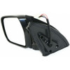 DOOR MIRROR LH POWER HTD BLACK	  REPLACEMENT FOR TOYOTA HIGHLANDER HYBRID 2006 PARTSLINK NUMBER TO1320211