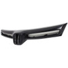 GRILLE MATTE-BLACK REPLACEMENT FOR HONDA CIVIC COUPE 2007 PARTSLINK NUMBER  HO1200174