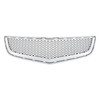 GRILLE LOWER (BUMPER GRILLE) MATTE-BLACK W/CHROME MOULDING  REPLACEMENT FOR CHEVROLET TRAVERSE 2009 PARTSLINK NUMBER  GM1036120