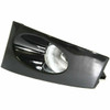 FOG LAMP FR LH BLACK CODE B92P W/BLACK PAINTED BEZEL HQ REPLACEMENT FOR HONDA FIT 2007 PARTSLINK NUMBER  HO2592118