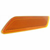 REFLECTOR FR LH (MOUNTED IN BUMPER) CAPA   REPLACEMENT FOR CHRYSLER SEBRRING SEDAN 2009 PARTSLINK NUMBER  CH2550128C
