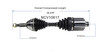 C V AXLE LH/RH EXC LH MT REPLACEMENT FOR SATURN ION SEDAN 2004 PARTSLINK NUMBER NCV10617