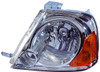 HEAD LAMP LH HQ REPLACEMENT FOR SUZUKI XL7 2004 PARTSLINK NUMBER SZ2502117