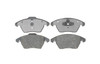 BRAKE PADS SET FR CERAMIC  REPLACEMENT FOR VOLKSWAGEN JETTA (TYPE 5) 2006 PARTSLINK NUMBER D1107