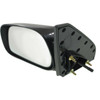DOOR MIRROR LH MANUAL NON-FOLDAWAY GLOSS BLACK PTM  REPLACEMENT FOR TOYOTA MATRIX 2004 PARTSLINK NUMBER TO1320206