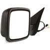DOOR MIRROR LH POWER TEXTURED HTD W/SIGNAL/PUDDLE LAMP W/O MEMORY/AUTO DIMMING    REPLACEMENT FOR DODGE PICKUP DODGE RAM 1500 2009 PARTSLINK NUMBER  CH1320304