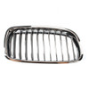 GRILLE LH CHROME/SILVER  REPLACEMENT FOR BMW 3 SERIES SEDAN (EXCLUDE 330E AND 340I) 2012 PARTSLINK NUMBER  BM1200240