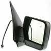 DOOR MIRROR RH POWER HTD PUDDLE LAMP MANUAL FOLDING TEXTURED   REPLACEMENT FOR FORD EXPEDITION EL 2009 PARTSLINK NUMBER  FO1321364