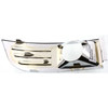FOG LAMP BEZEL FR LH CHROME   REPLACEMENT FOR FORD FLEX 2009 PARTSLINK NUMBER  FO2598105