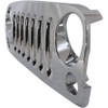 GRILLE ALL CHROME REPLACEMENT FOR JEEP WRANGLER 2007 PARTSLINK NUMBER  CH1200328