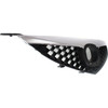 GRILLE SDN STD W/CHROME MOULDING REPLACEMENT FOR MAZDA MAZDA 3 2007 PARTSLINK NUMBER  MA1200186
