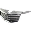 GRILLE BLACK W/CHROME FRAME REPLACEMENT FOR NISSAN MAXIMA 2007 PARTSLINK NUMBER  NI1200227