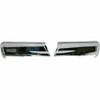 BUMPER FACE BAR RR LH/RH (SET) CHROME W/O SENSOR REPLACEMENT FOR FORD PICKUP F150-2015-2020 2020 PARTSLINK NUMBER FO1102380