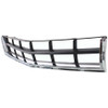 GRILLE LOWER CENTER (BUMPER GRILLE) MATTE-DARK GRAY W/CHROME MOULDING REPLACEMENT FOR  CADILLAC SRX 2010 PARTSLINK NUMBER GM1036129