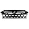 GRILLE FR PTD BLACK CHROME MOLDING W/O CAMERA REPLACEMENT FOR HYUNDAI TUCSON 2020 PARTSLINK NUMBER HY1200233