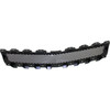 GRILLE UPPER BLACK REPLACEMENT FOR CHEVROLET MALIBU HYBRID 2010 PARTSLINK NUMBER GM1200601