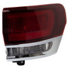 TAIL LAMP RH W/CHROME TRIM LAREDO/ LTD/ OVERLAND/ SUMMIT CAPA REPLACEMENT FOR JEEP GRAND CHEROKEE 2020 PARTSLINK NUMBER CH2805121C