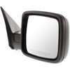 DOOR MIRROR RH MANUAL W/O TOW TEXTURED REPLACEMENT FOR DODGE PICKUP DODGE RAM 2500-3500 - 1999-2010 2010 PARTSLINK NUMBER CH1321308