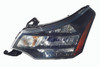 HEAD LAMP LH BLACK/CHROME TRIM CPE 09-10/SDN SES 10-11 HQ REPLACEMENT FOR  FORD FOCUS 2010 PARTSLINK NUMBER FO2502269