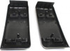 BUMPER SIDE PAD SET FR TEXTURED FITS ALL REPLACEMENT FOR  FORD PICKUP FORD LIGHTDUTY - 1997-2014 (F150) 2010 PARTSLINK NUMBER FO1053100U
