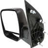 DOOR MIRROR LH MANUAL W/DUAL GLASS REPLACEMENT FOR  FORD VAN FORD ECONOLINE - 1992-2014 2010 PARTSLINK NUMBER FO1320253