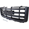 GRILLE MATTE-BLACK 3 HORIZONTAL BLACK BARS W/BLACK FRAME EXCLUDE DENALI REPLACEMENT FOR GMC PICKUP GMC SIERRA -1500 99-13 2500-3500 99-10 2010 PARTSLINK NUMBER GM1200583
