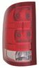 TAIL LAMP LH 2ND DESIGN W/O DARK RED TRIM W/SMALL BACK-UP BULB EXCLUDE BASE/DUALLY MODEL CAPA REPLACEMENT FOR GMC PICKUP GMC SIERRA -1500 99-13 2500-3500 99-10 2010 PARTSLINK NUMBER GM2800250C