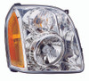 HEAD LAMP RH EXCLUDE DENALI CAPA REPLACEMENT FOR GMC YUKON 2010 PARTSLINK NUMBER GM2503265C