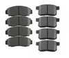BRAKE PADS SET RR CERAMIC REPLACEMENT FOR HONDA ACCORD COUPE 2010 PARTSLINK NUMBER D1336
