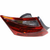TAIL LAMP LH HQ REPLACEMENT FOR HONDA ACCORD COUPE 2010 PARTSLINK NUMBER HO2800171