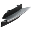 FOG LAMP COVER FR LH MATTE-BLACK PARTIAL PTD-SILVER REPLACEMENT FOR HONDA CIVIC COUPE 2010 PARTSLINK NUMBER HO1038103