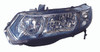 HEAD LAMP LH HQ REPLACEMENT FOR HONDA CIVIC COUPE 2010 PARTSLINK NUMBER HO2518126