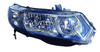 HEAD LAMP RH CAPA REPLACEMENT FOR HONDA CIVIC COUPE 2010 PARTSLINK NUMBER 	HO2519126C