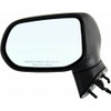 DOOR MIRROR LH POWER REPLACEMENT FOR HONDA CIVIC SEDAN 2010 PARTSLINK NUMBER HO1320221