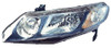 HEAD LAMP LH CAPA REPLACEMENT FOR HONDA CIVIC SEDAN 2010 PARTSLINK NUMBER HO2502127C