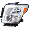 HEAD LAMP LH HALOGEN W/O LOGO CAPA REPLACEMENT FOR NISSAN TITAN XD PICKUP 2020 PARTSLINK NUMBER NI2502280C