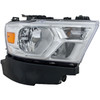HEAD LAMP RH HALOGEN W/CHROME TRIM W/O LOGO REPLACEMENT FOR RAM PICKUP-RAM-1500-2011-2022 2020 PARTSLINK NUMBER CH2503329U