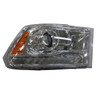 HEAD LAMP RH HALOGEN PROJECTOR CHROME BEZEL CAPA REPLACEMENT FOR RAM PICKUP-RAM-1500 CLASSIC-2019-2021 2020 PARTSLINK NUMBER  CH2503290C