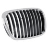 GRILLE RH CHROME/BLACK 540  REPLACEMENT FOR BMW M5 2001  PARTSLINK NUMBER BM1200137