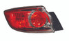 TAIL LAMP LH W/O LED STANDARD HB HQ REPLACEMENT FOR MAZDA MAZDA 3 SPORT (CANADA) 2010 PARTSLINK NUMBER  MA2800147