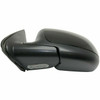 DOOR MIRROR LH POWER HTD W/MANUAL FOLDING W/PUDDLE LAMP TEXTURED W/SMOOTH CAP W/OFF ROAD REPLACEMENT FOR CHEVROLET PICKUP CHEVY SILVERADO - (1500 1999-2013) (2500-3500 1999-2010) 2001 PARTSLINK NUMBER GM1320252